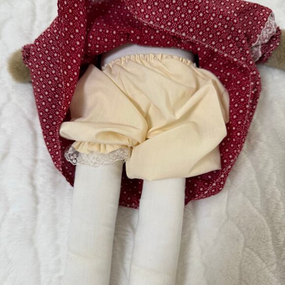 Vintage Anna Club Plush Bunny Rabbit 18 '' The Leather Tag Line - Picture 5 of 16